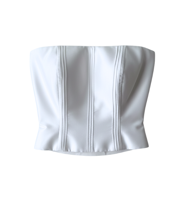 เสื้อเกาะอดสีขาว